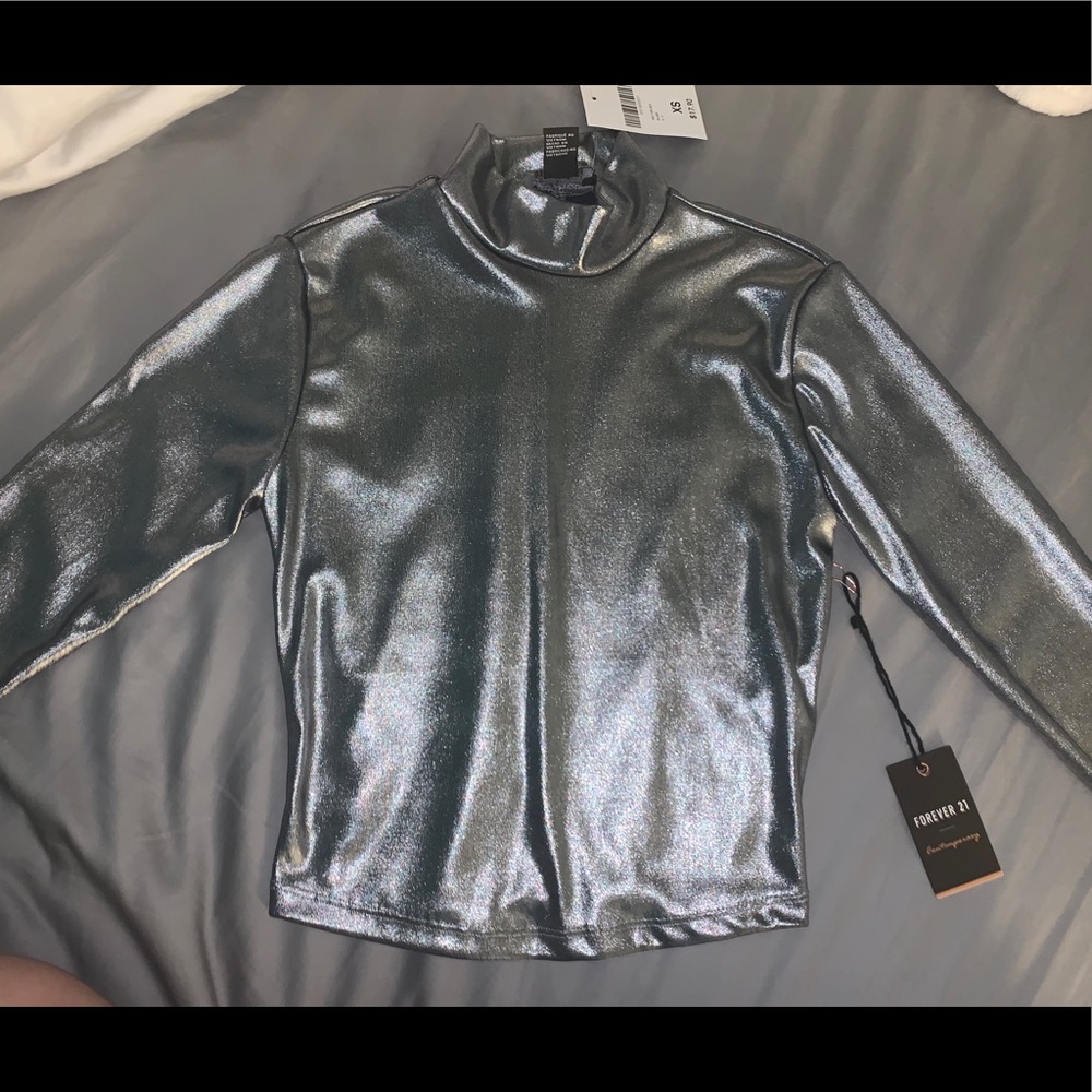 Forever 21 Metallic Longsleeve